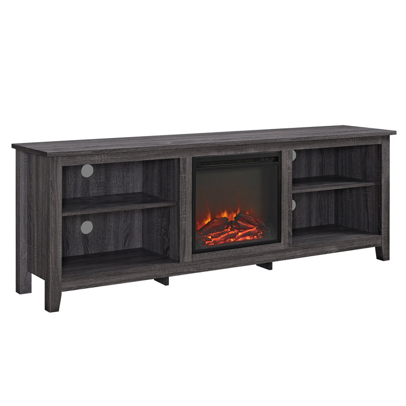 Beachcrest Home Sunbury TV Stand for TVs up to 78" with Fireplace